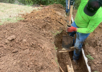 new drainage system being installed_5